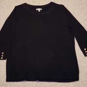 Vintage Croft & Barrow Black Sweater
